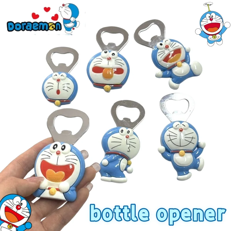 

Doraemon милый кавайный аниме персонаж периферийные устройства магнитный магнит на холодильник украшение высокое качество мода мультфильм открывалка для бутылок подарок