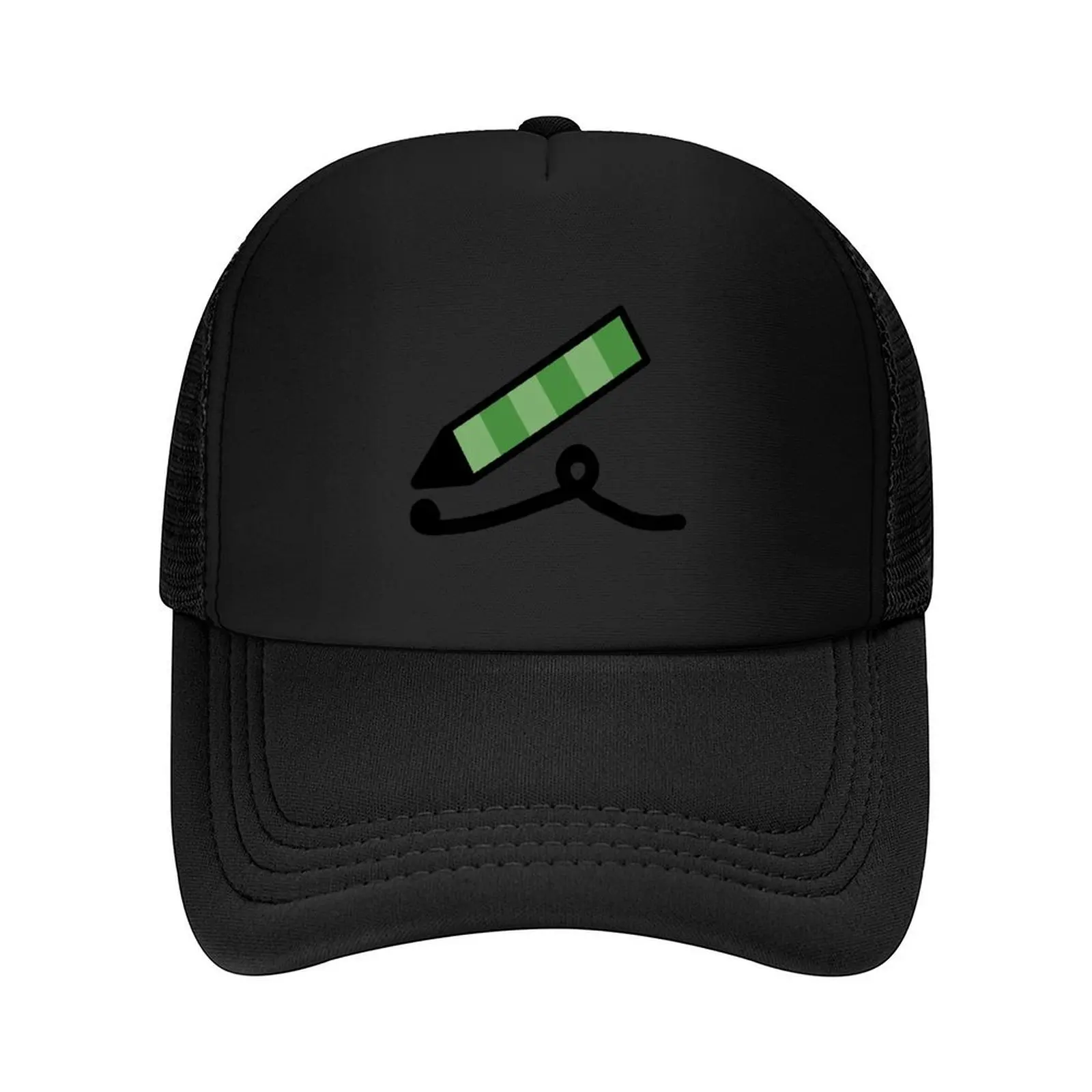 

Green crayon Baseball Cap Ball Cap Luxury Brand Big Size Hat luxury caps Men Women's