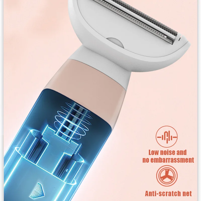 

5 In 1 Electric Face Epilator USB Charging Wet/Dry Face Hair Remover Multi-Purpose Portable Shaving Machine for Arms Armpit Legs