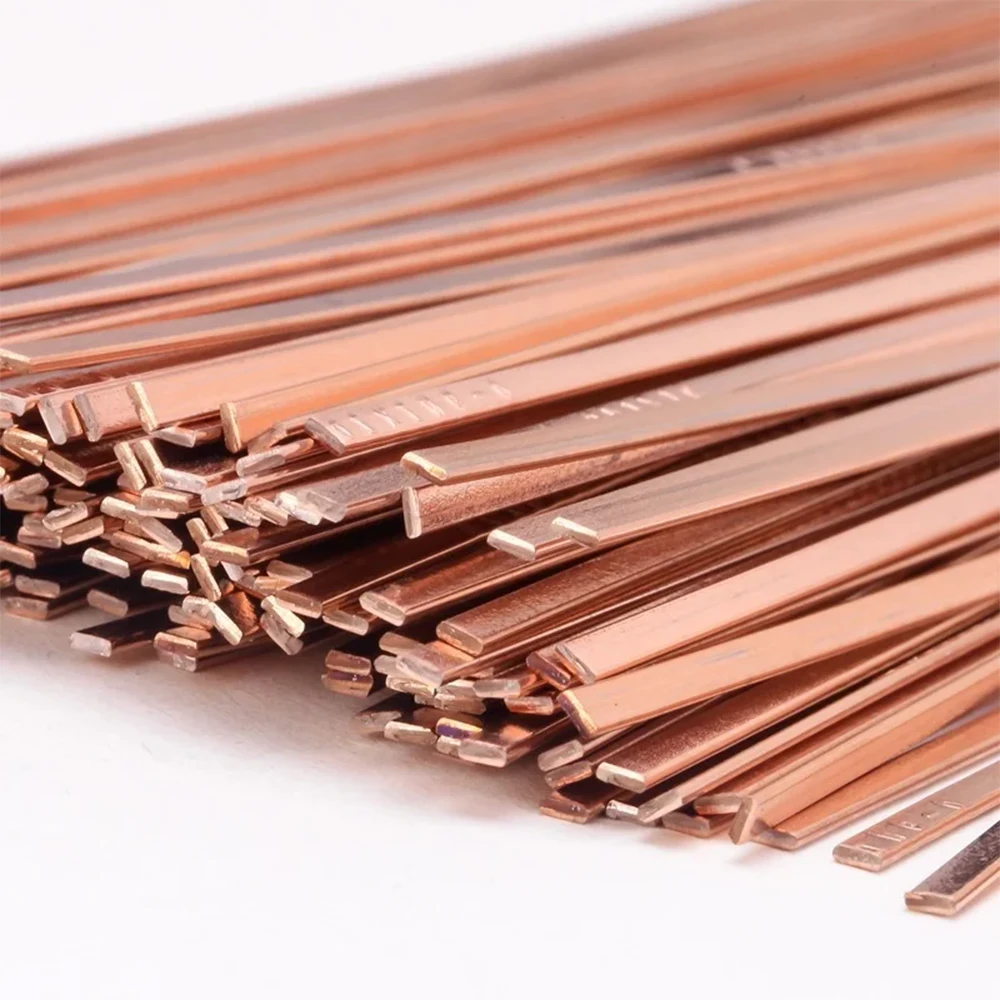 KATWAY 500mm Phosphorus Copper Electrode Welding Rod, Brass Welding Wire, Bronze Electrode Soldering Rod HH-AA76