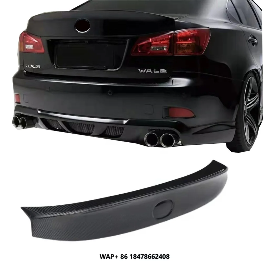 

Car Spoiler for Lexus Is250 2006-2012 Is250 Is300 Is350 Wald Style Rear Spoiler Carbon Fiber Material Back Boot Tail Wing