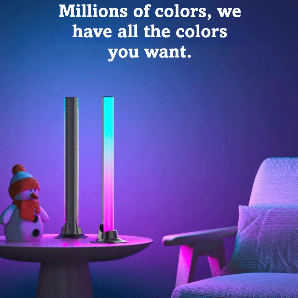 

RGB Пикап RGB Светодиодная панель Smart Light Музыка Подсветка телевизора Синхронизация ритма Режим симфонии Настольный RGB Свет Праздничная атмосфера