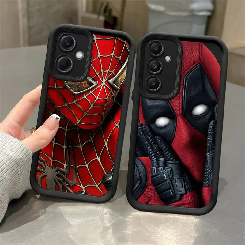 

Marvel Spider-Man Deadpool Phone case for Redmi Note 12 13 5G 10Pro cases 11 10 12S 13pro 4G 11S 12ProPlus fundas 11Pro Cover