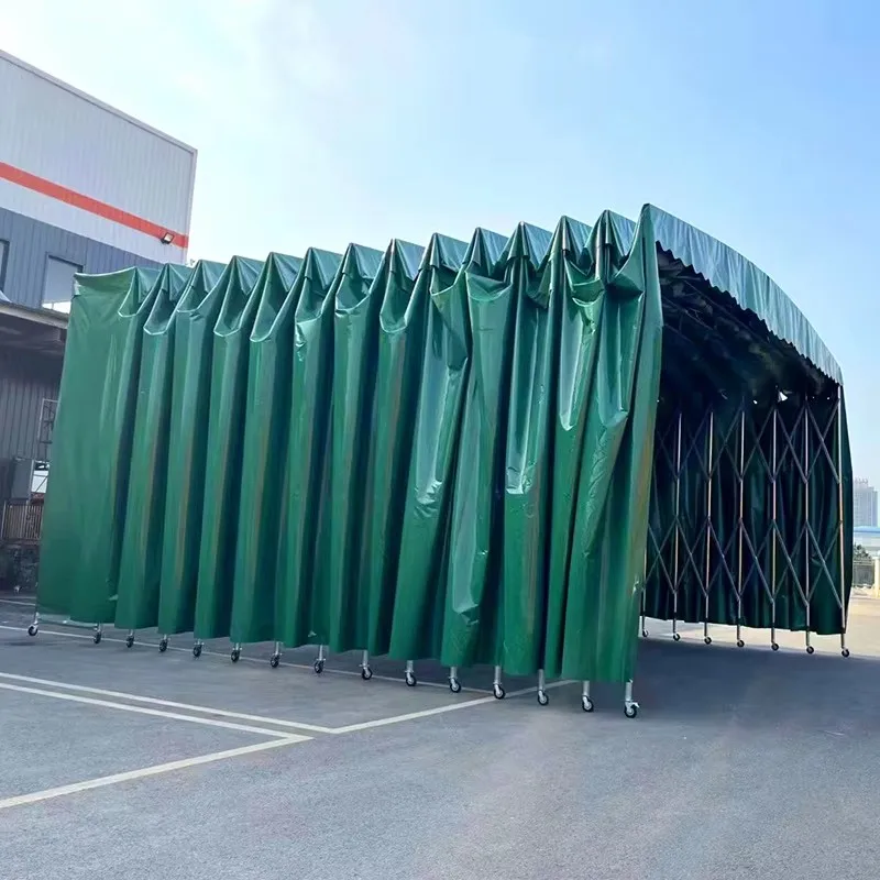 2026 Manufacturer Customized Outdoor Movable Event Sunshade Canopy Car Warehouse Awning Tentpromote sales