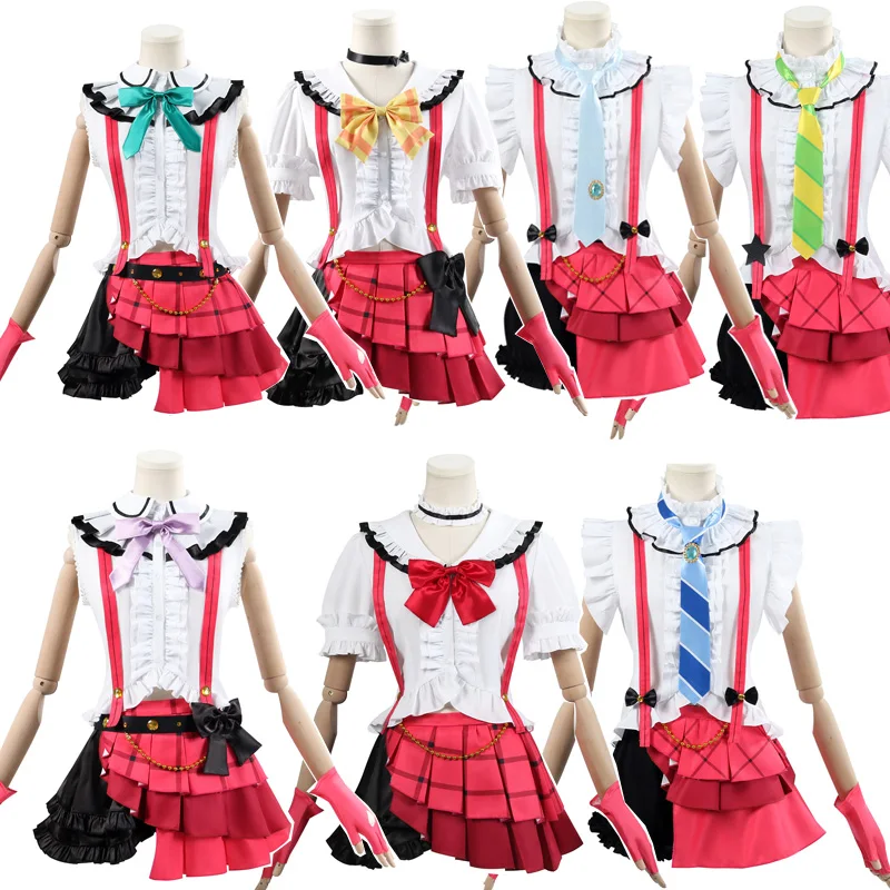 Love Live Bokura wa Ima no Naka de OP1 Uniform Shirt Tops Dress Halation Kotori Umi Eli Rin Nozomi Nico Maki Cosplay Costume