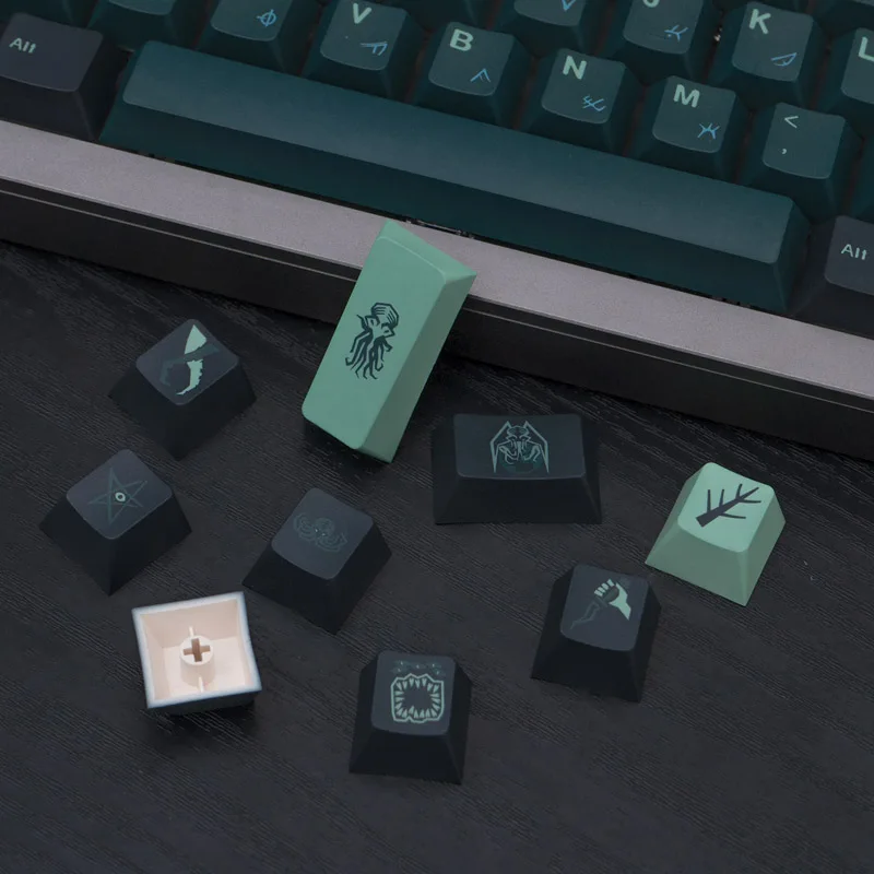GMK Keycap Green Original Height PBT Sublimation Personality Mechanical Keyboard 61 87