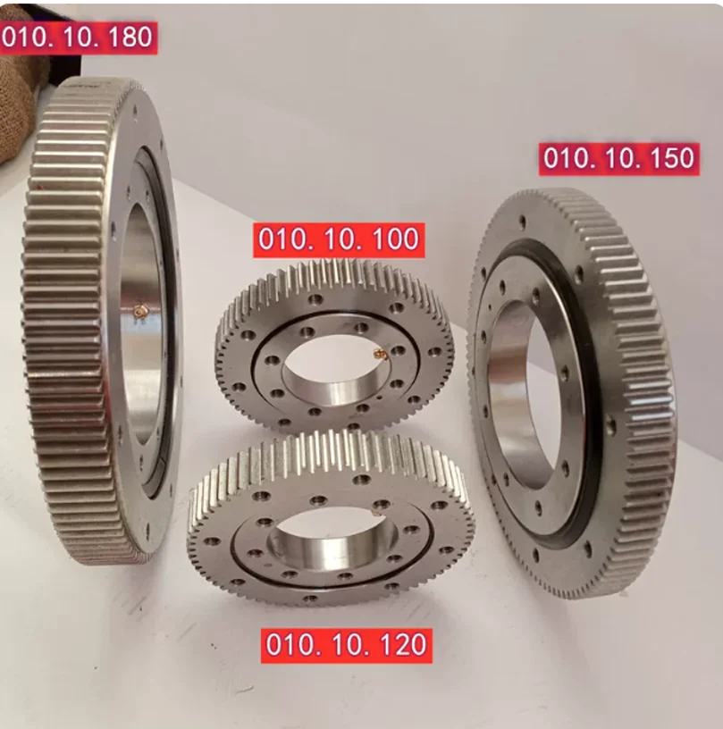 Ball Slewing Ring Bearing External Teeth Gear Bearing 011 Series 011.10.100‑011.20.200 For Construction Machinery