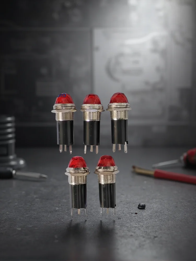 Gitaarversterker Power Indicator Light Signaallicht Visueel indicatorlicht Ingebouwde 6,3 V wolfraam gloeilamp 2 STUKS