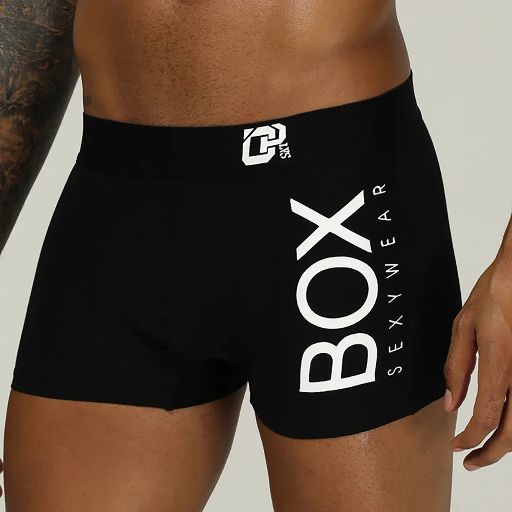 Adannu Herren Boxer sexy Unterwäsche weiche lange Boxershorts Baumwolle atmungsaktive männliche Höschen Mode Shorts unter tragen Hosen Unterhosen