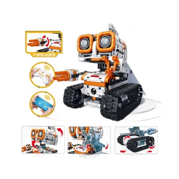 New 3in1 Robot Motor High-tech APP RC Robot Motor Power Functions DIY Educational Building Block Model for Children Toy Gift