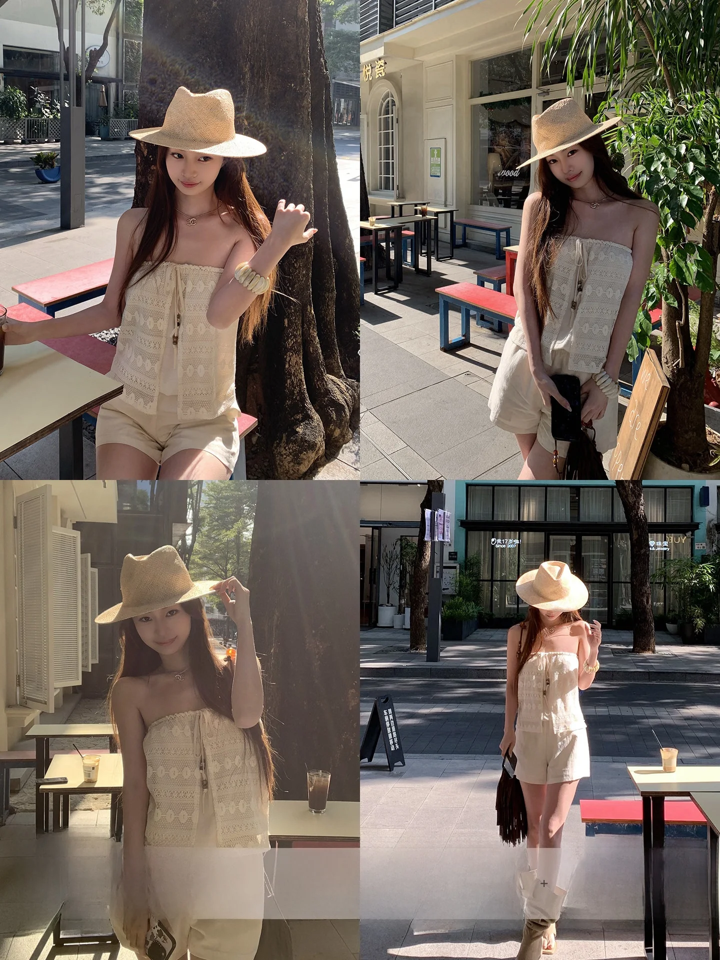 

Faionable Summer Outfit Women's One-Piece Rer High Waist Straight Leg ort Pants Slimming Strapl Design