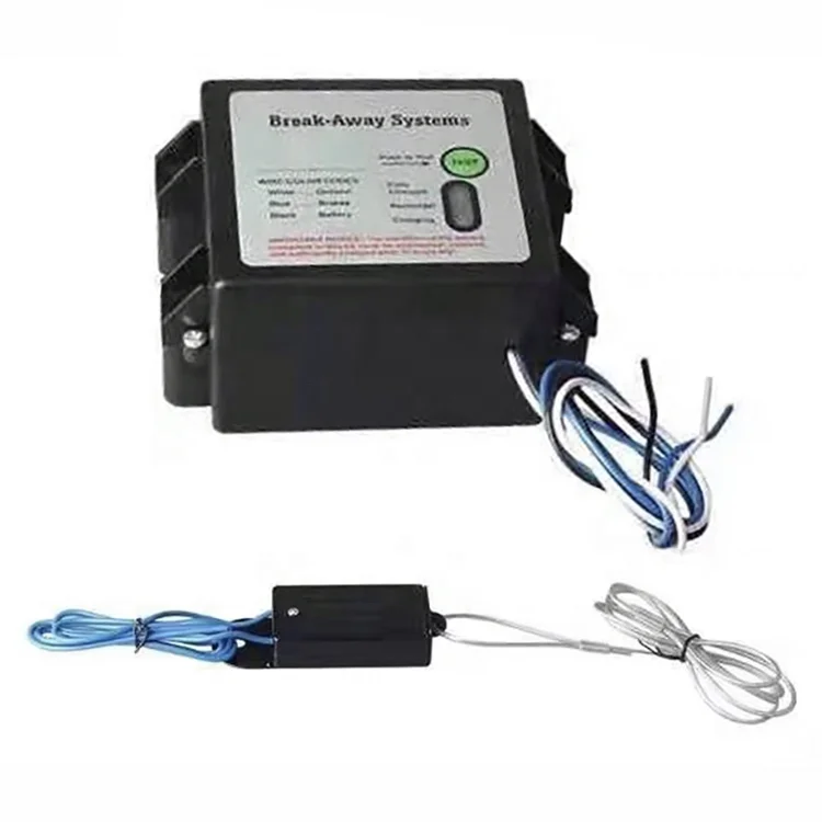 

Trailer Break Away Engager Trailer Breakaway System Kit 12V Battery Charger & Switch