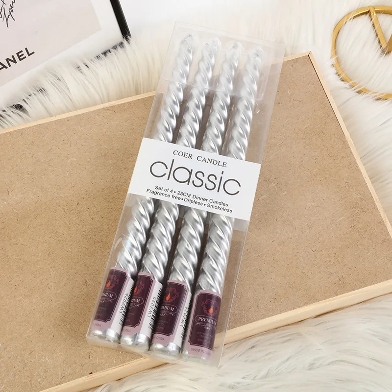 4pcs European-style Long-pole - đánh giá và giá Unity Candle Set