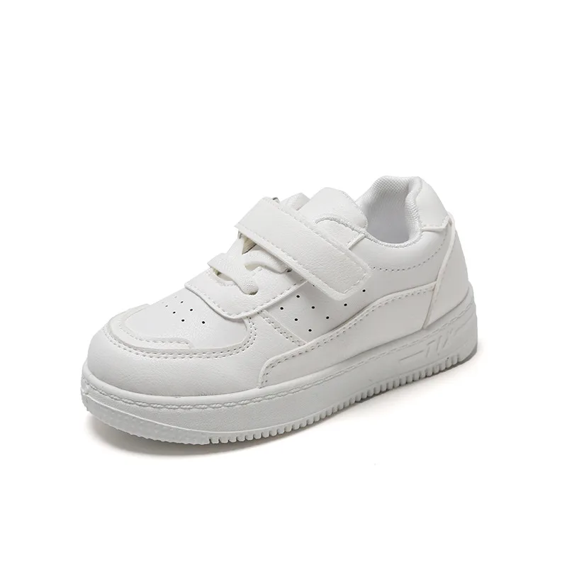 Children Casual Shoes White Color Sneakers Boys Sport Breathable Tennis Sneaker Baby Girls Spring Fashion Running Shoes