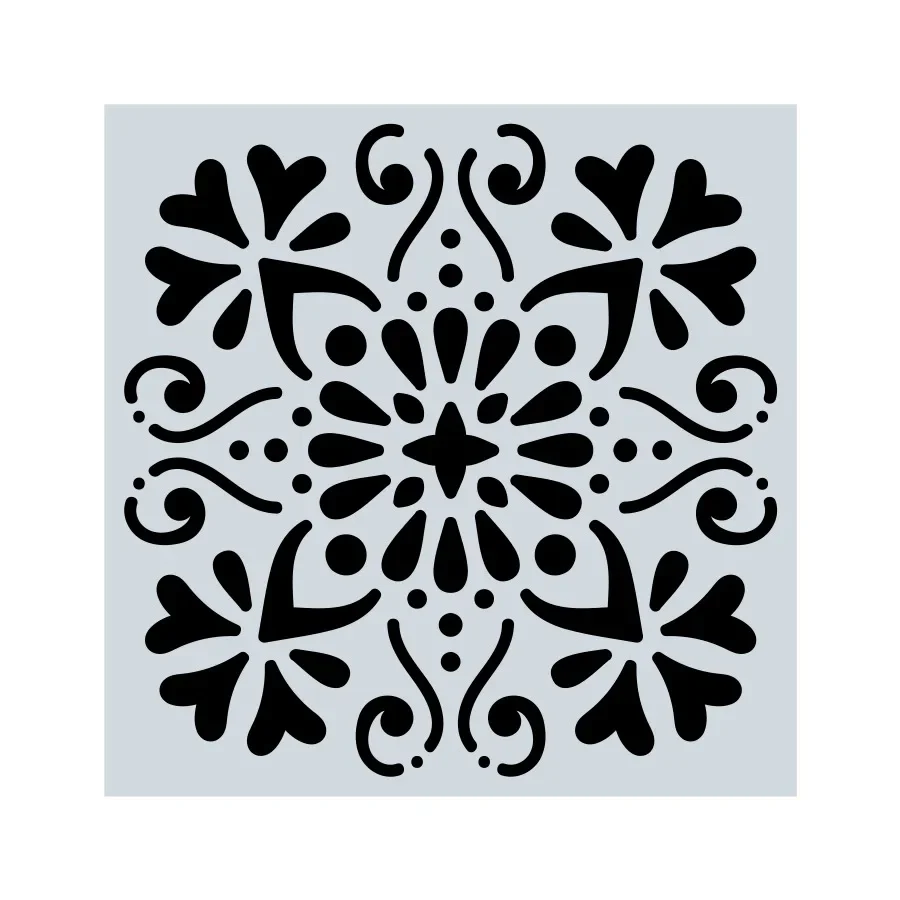 Geometry Mandala Round DIY Layering Stencils Set