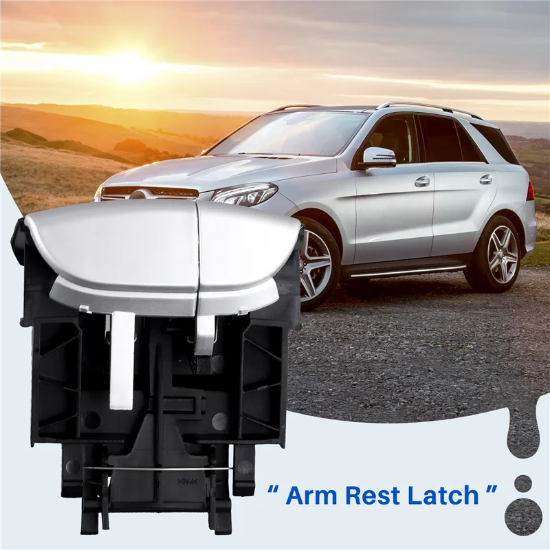 

A82M-A1646800884 Автомобильная центральная консоль, подлокотник, защелка для Mercedes Benz X164 GL450 ML550 2006-2012 Double Open