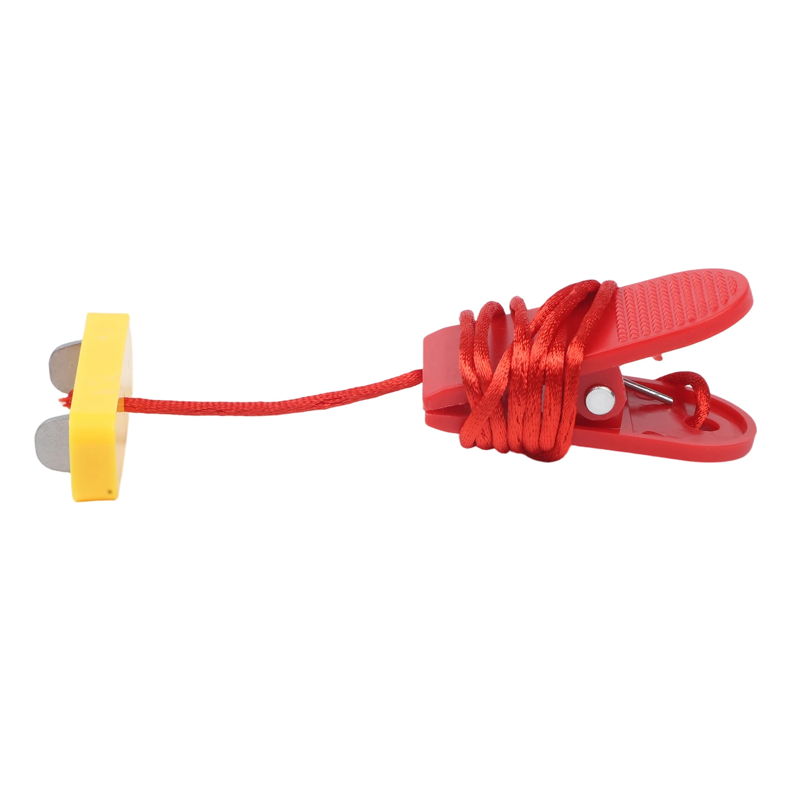 Dual Insert Safety Key for Treadmill Stop Function Supporting Safe Workout Conditions 53x16mm 33mm Spacing Design