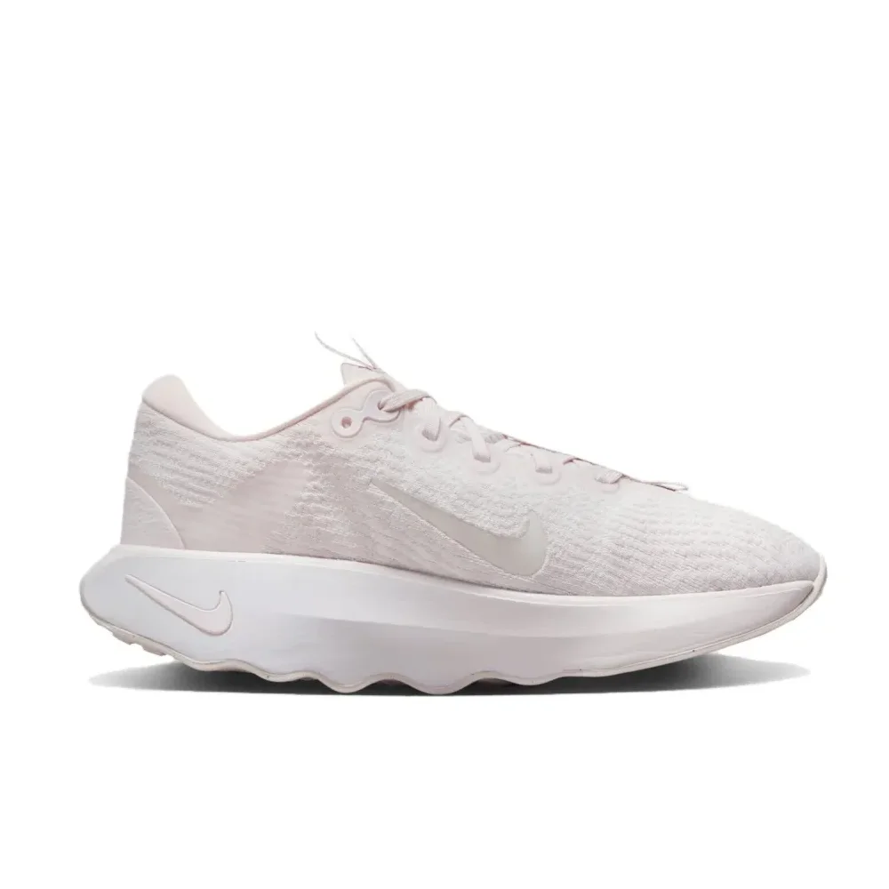 Nike Pink and White Colorway Motiva Low-Top-Freizeit-Laufschuhe für Herren und Damen. Rutschfeste, verschleißfeste Sneakers