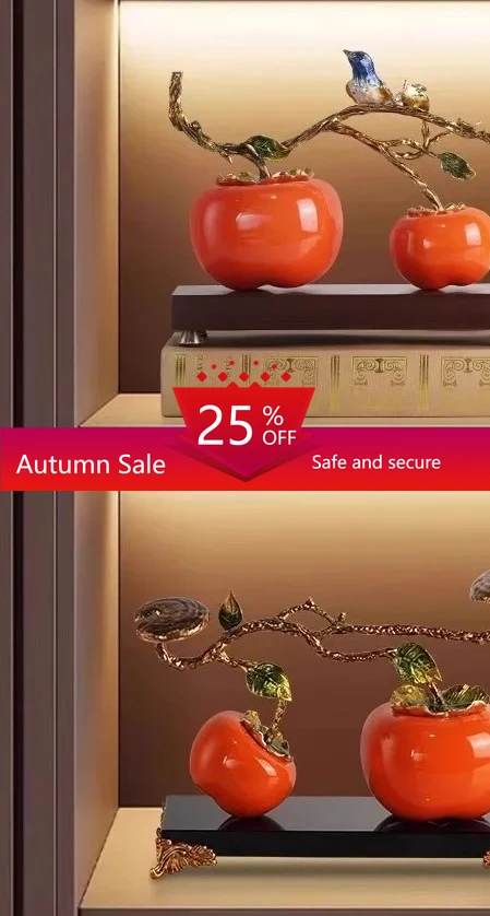 

Persimmon Ornaments Decorations Office Hotel Housewarming Gifts