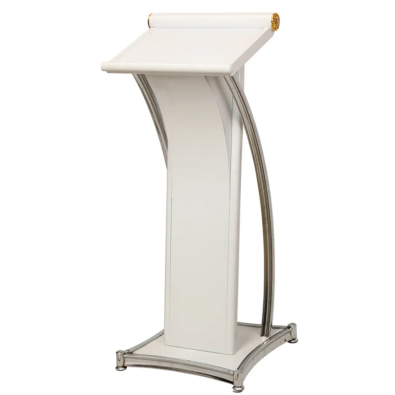 

Stainless steel podium table, metal podium, welcome reception and host podium