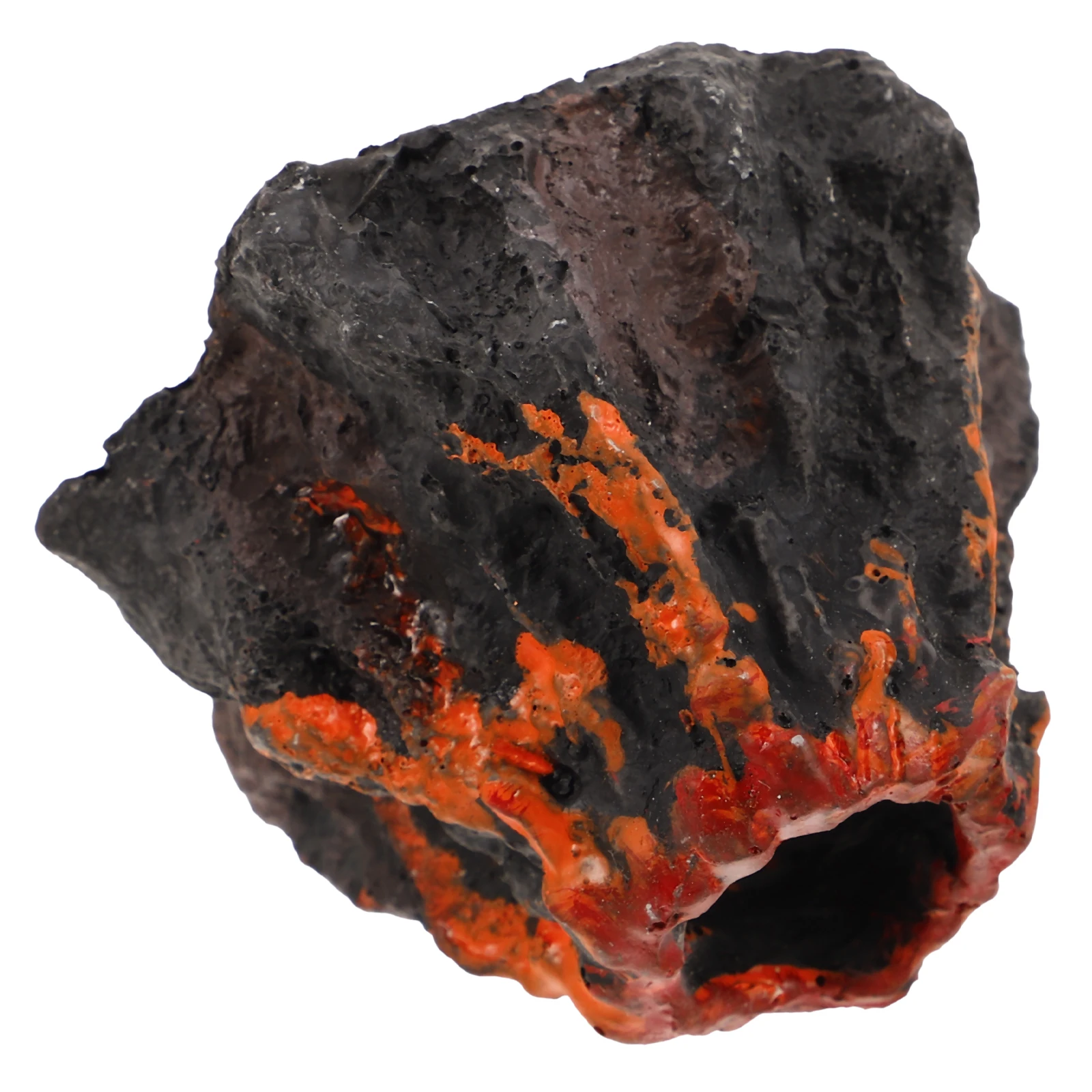 

Fish Tank Landscaping Fake Volcano Aquarium Ornament Simulation Miniature Resin Volcano Decor Aquarium Decoration Fish Tank