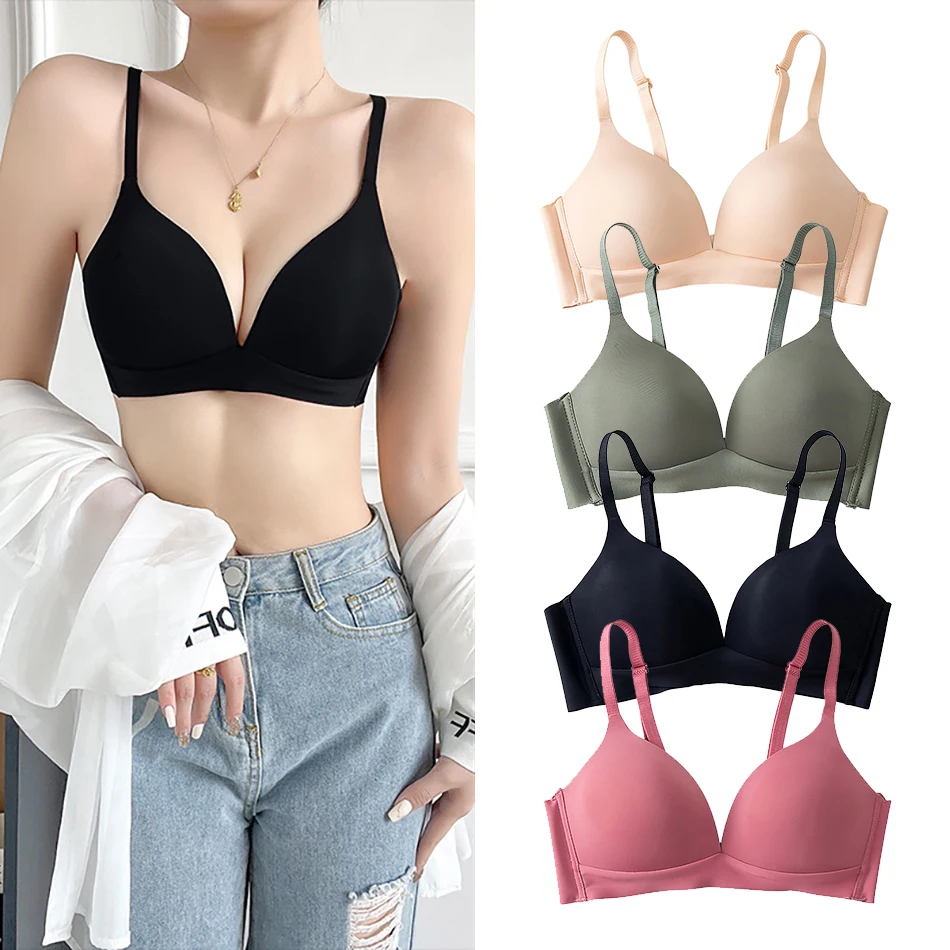 Ultra Comfort Seamless Wireless Bra for Women Lightweight Soft Cup One-Piece Design Maternity Bra for Casual Clothes Daily Wear