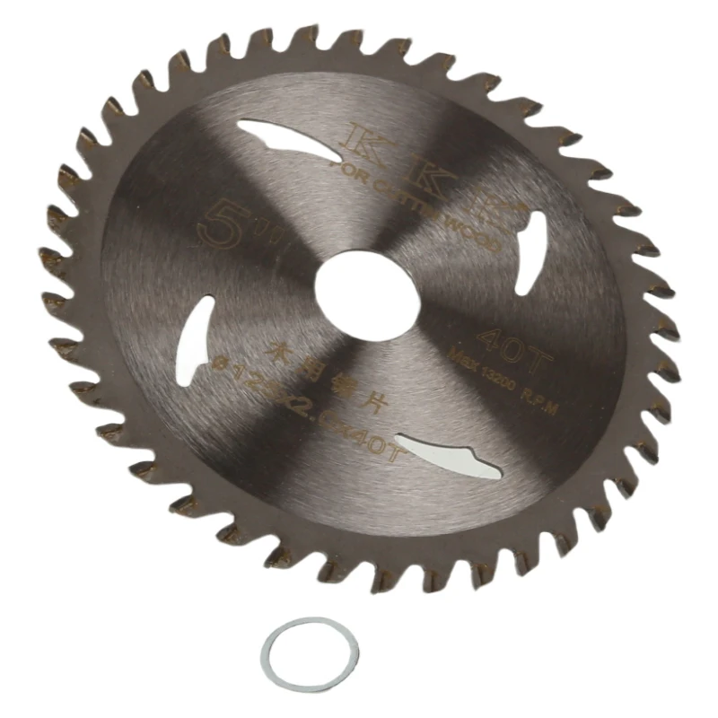 ใบเลื่อยคาร์ไบด์ขนาด 125 มม. 40 ฟัน สำหรับตัดไม้ หินแกรนิต เครื่องมืออเนกประสงค์ สำหรับเครื่องเจียร