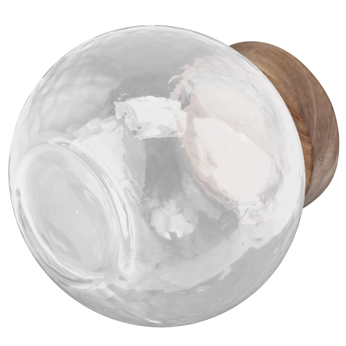

Glass Sealed Jars Storage Containers Wooden Cover Food Jars Safe Material Keep Fresh Home Use Dry Fruits Coffee Beans