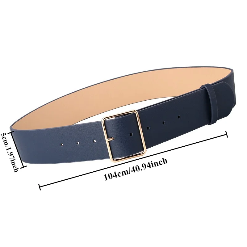 New Arrival High-End Trendy Belt- Wide Coat & Sweater Accent Sash  Fashionable Minimalist Versatile Women's Decorative Belts