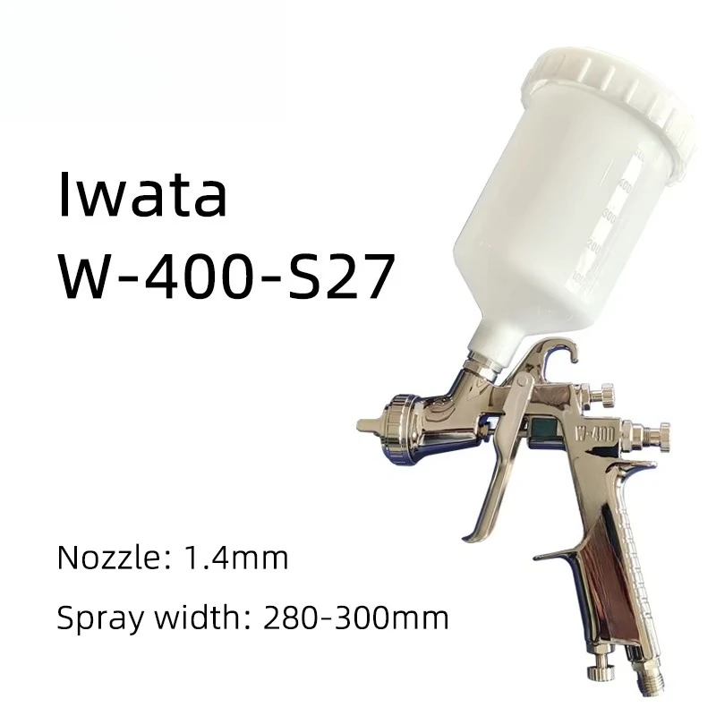 Automotive Paint Spray Gun, 1.4mm Nozzle Industrial Pneumatic Car Coating Sprayer