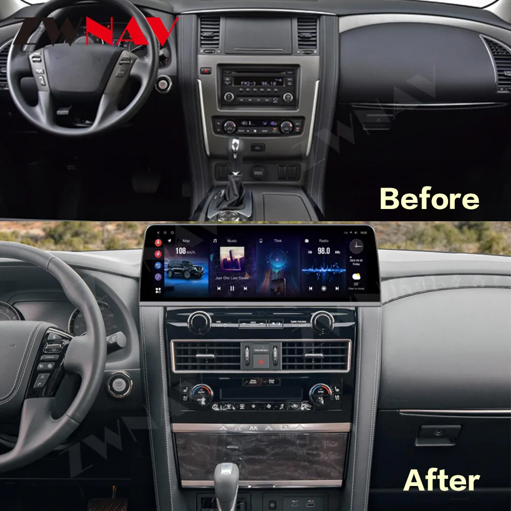 16.9 Inch Auto Stereo Android 12 For Nissan Amanda 2010-2022 Car Radio GPS Navigation Head Unit Multimedia Audio Recorder Player