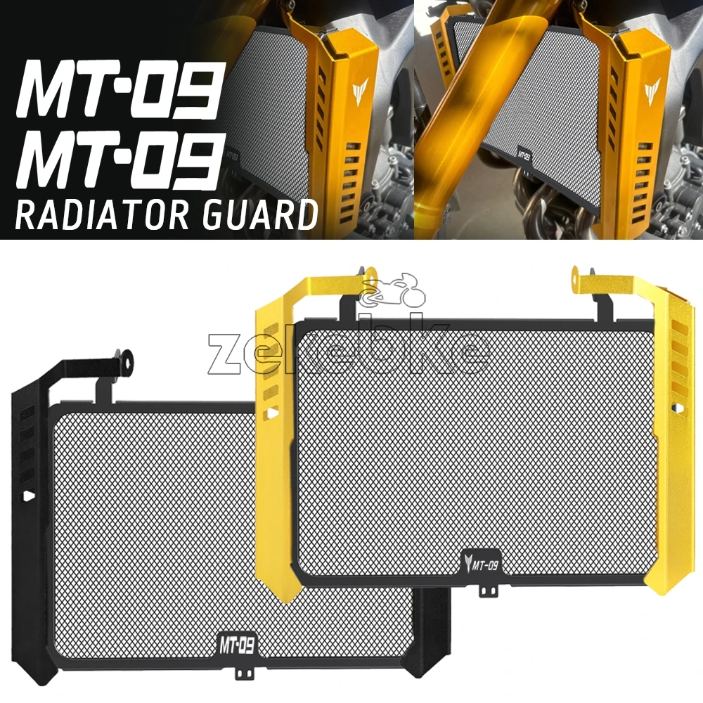 Side Cover Guard For yamaha MT09 FZ09 MT 09 FZ 09 2014 2015 2016 2017 Radiator Grille Cooler Protector Motorcycle FZ-09 MT mt 09