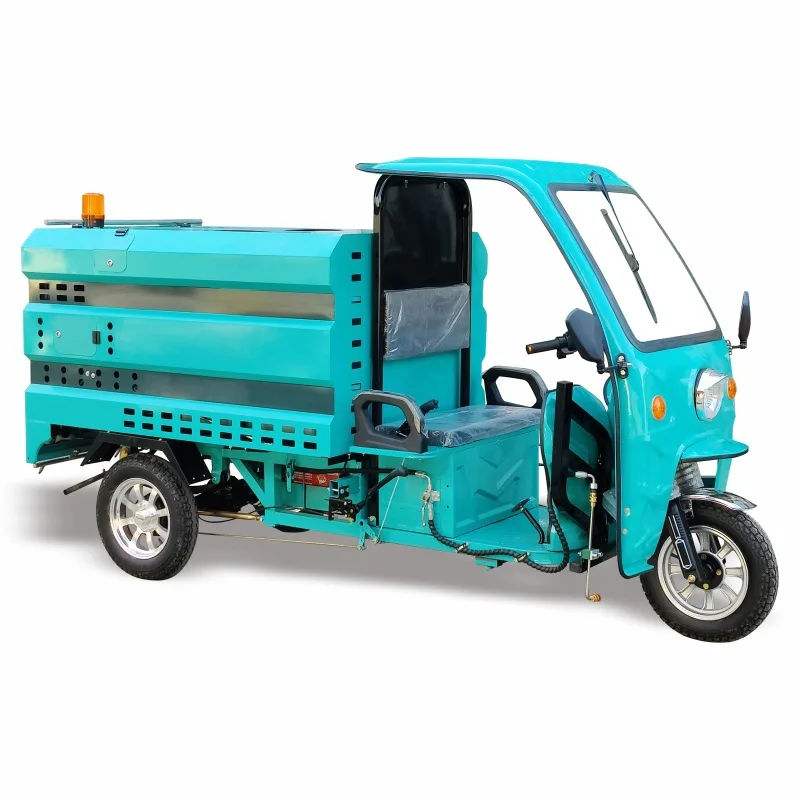Electric three-wheel manufacturer multi-functional disinfection vehicle cooling and dust removal road cleaning