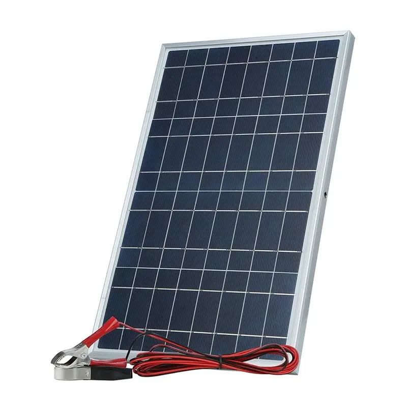 

A92Z Portable Outdoor 30W Power 12V Solar Panel Kit Rechargeable Solar Cell Generator For Home