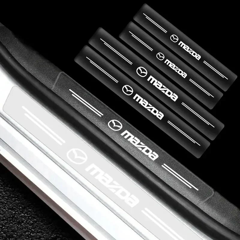 

4PCS Clear Car Threshold Entry Guard Decorative Badge for Mazda CX-50 CX-60 CX-90 Axela Auto Accessorie