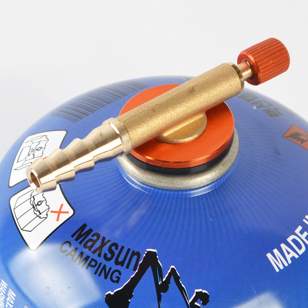 

Flat Cylinder Gas Stove Valve Control Switch Red High Performance Gas Control Safe for Outdoor Camping Cooking