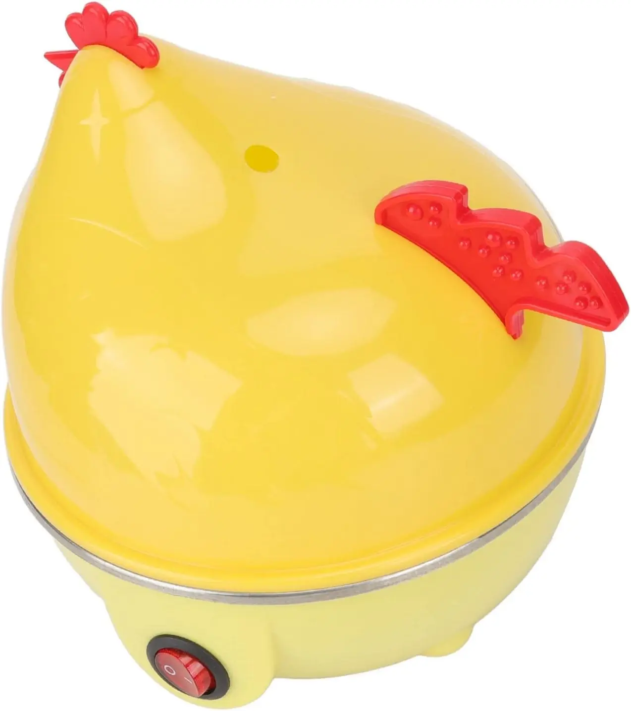 Egg Cooker, Chicken Shape  Boiler Egg Cooker for Multifunction Boiler 7 Capacity Automatic Shut Off Mini Breakfast Machine  Stan