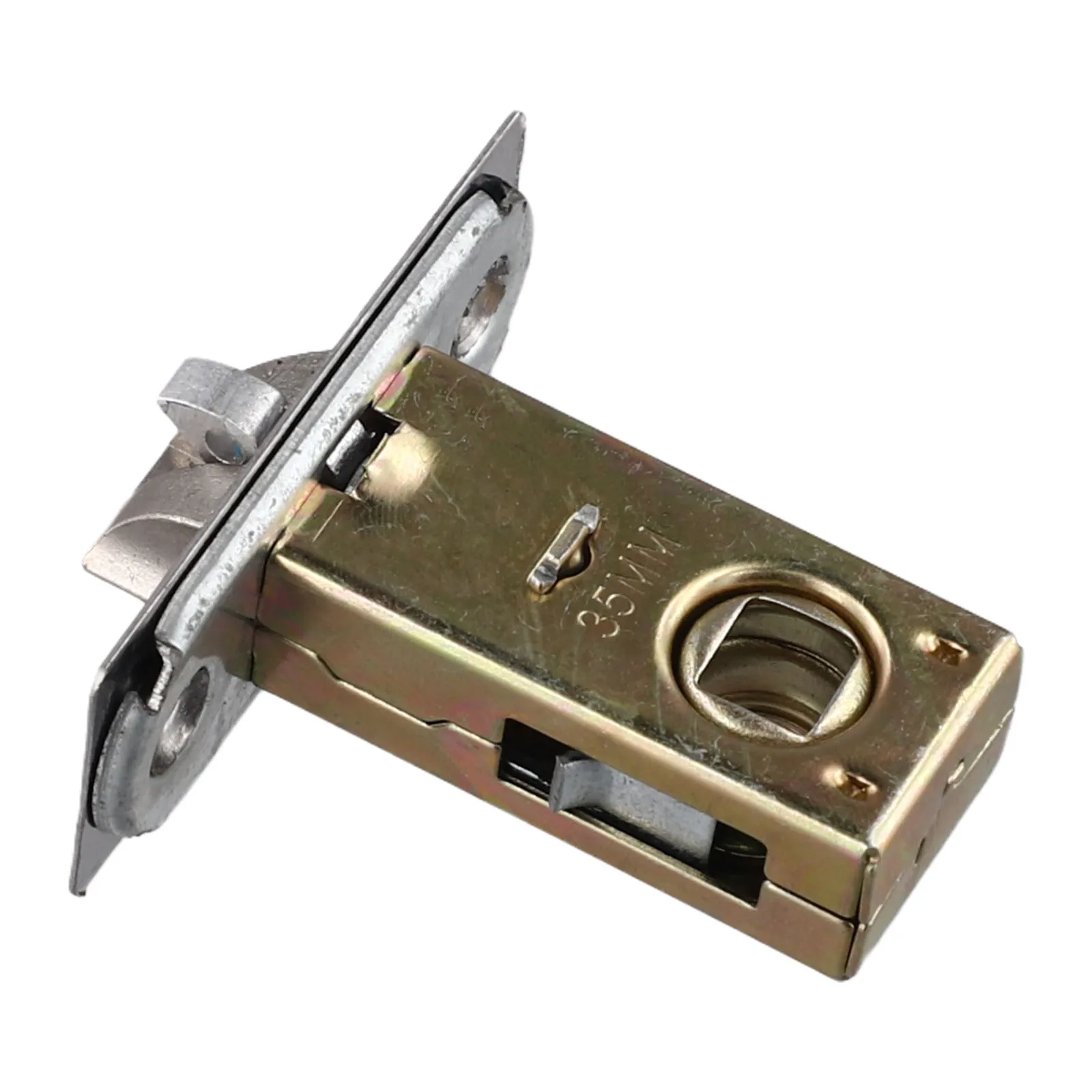Zinc Alloy Forked Tongue Tubular Mortice Latch for Interior Door Use Sprung Catch Mechanism Compatible with Bolt Through Levers