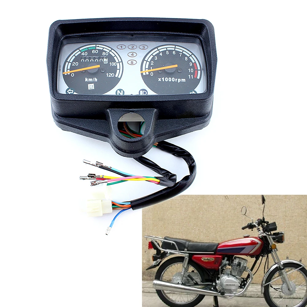 

Motorcycle Instrument Assembly Meter Odometer For CG125 ZJ125 XF125 Tachometer Assy