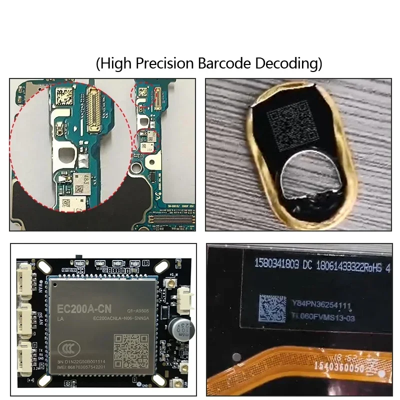 Lector de matriz de datos de escaneo continuo de alta velocidad Escáner fijo industrial USB RS232 IP65 Escáner de código de barras 2D de montaje fijo Stock