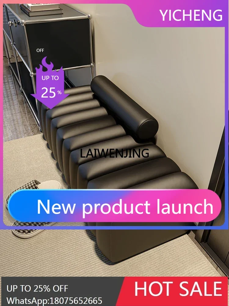 

LYY Creative and personalized door shoe change stool household long sofa stool light luxury high sense