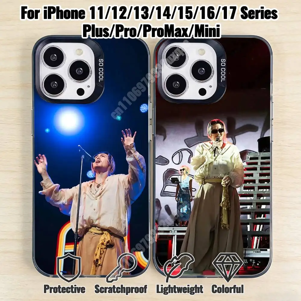 

Coachella 26 F-Fujii Kaze-S Phone Case for iPhone 17 16 15 Pro Plus 14 13 Max Mini 12 11 X XS Air TPU Bumper