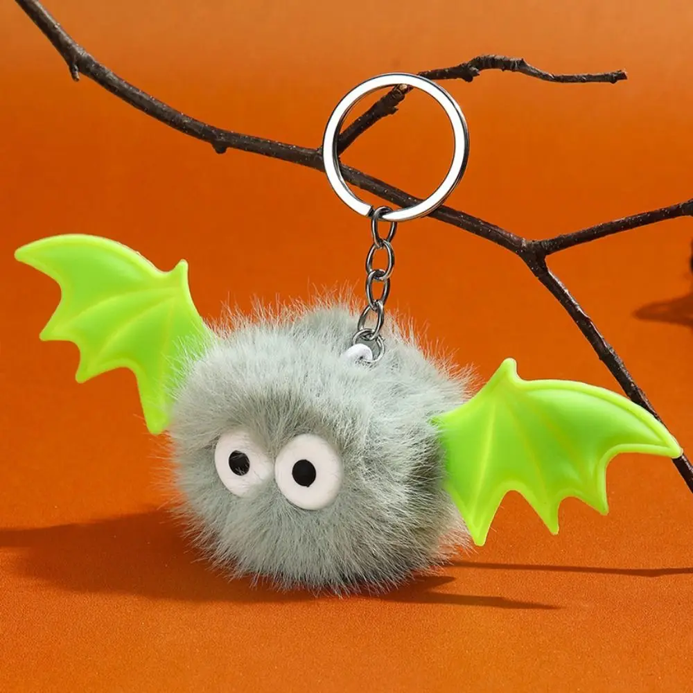 Kawaii Plush Pendants Plush Bat Doll Keychain Plush Keyring Car Hanging Halloween Keychain Bag Charms Bag Pendants Couple Gifts