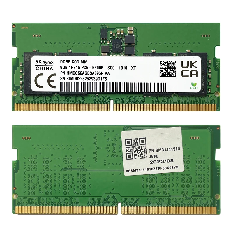 Kit de Atualização de RAM para Laptop SK Hynix DDR5 8GB SODIMM