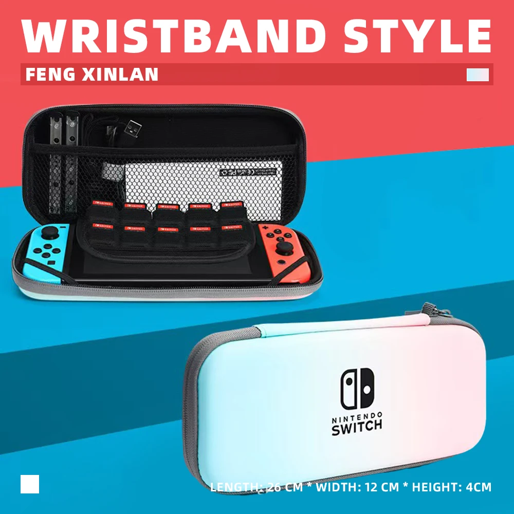 

Nintendo Switch OLED Storage Bag NS Protective Cover Skin friendly Hard Bag OLED Storage Bag Portable Cartoon Pattern