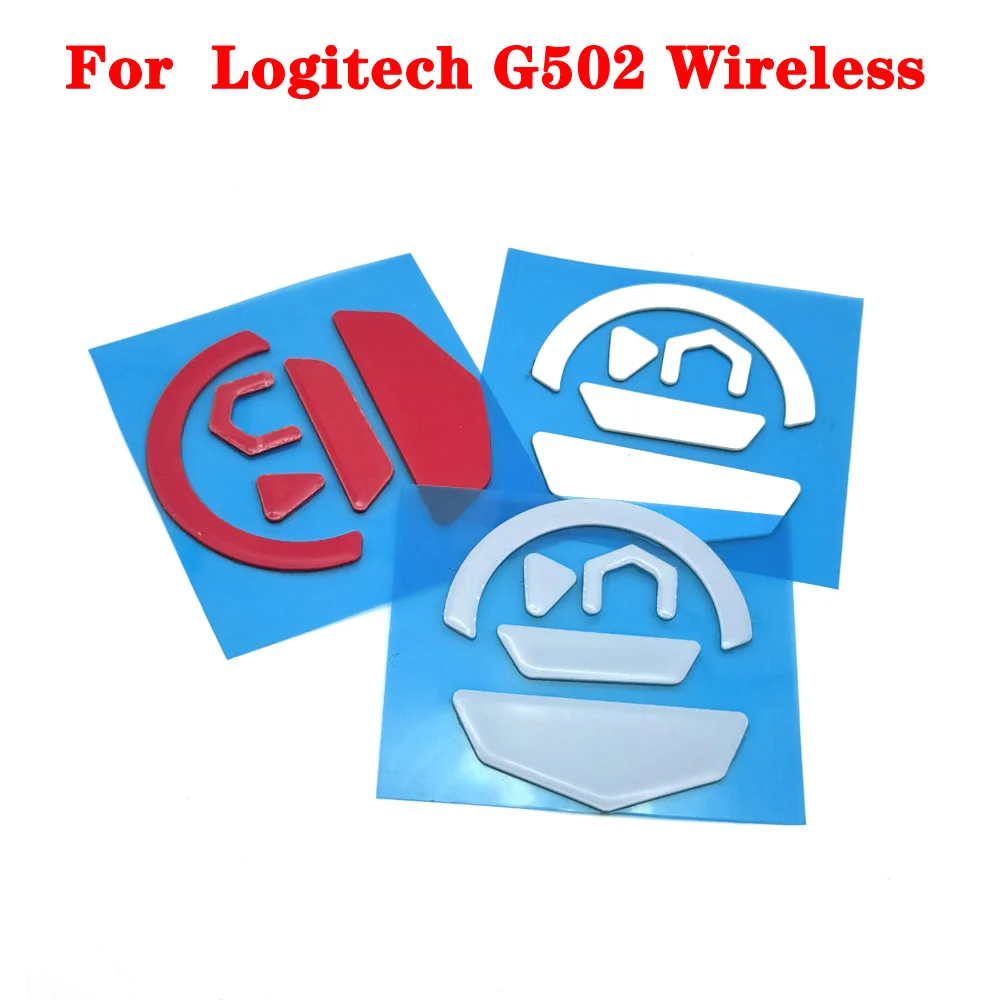 

Mouse Feet Skates Pads wireless Mouse White Black Anti skid sticker replacement For Logitech G502 Wired White gray red Connector