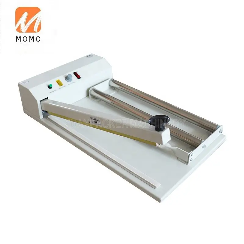 SP-300 manual sealing and cutting machine connect with heat shrinkable packaging wrapping machine