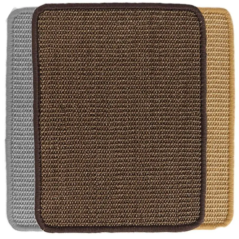 Cat Scratch Mat Natural Sisal Cat Corner Scratcher Scratching Posts For Indoor Cats Protector Furniture Sofa Corner Couch Carpet