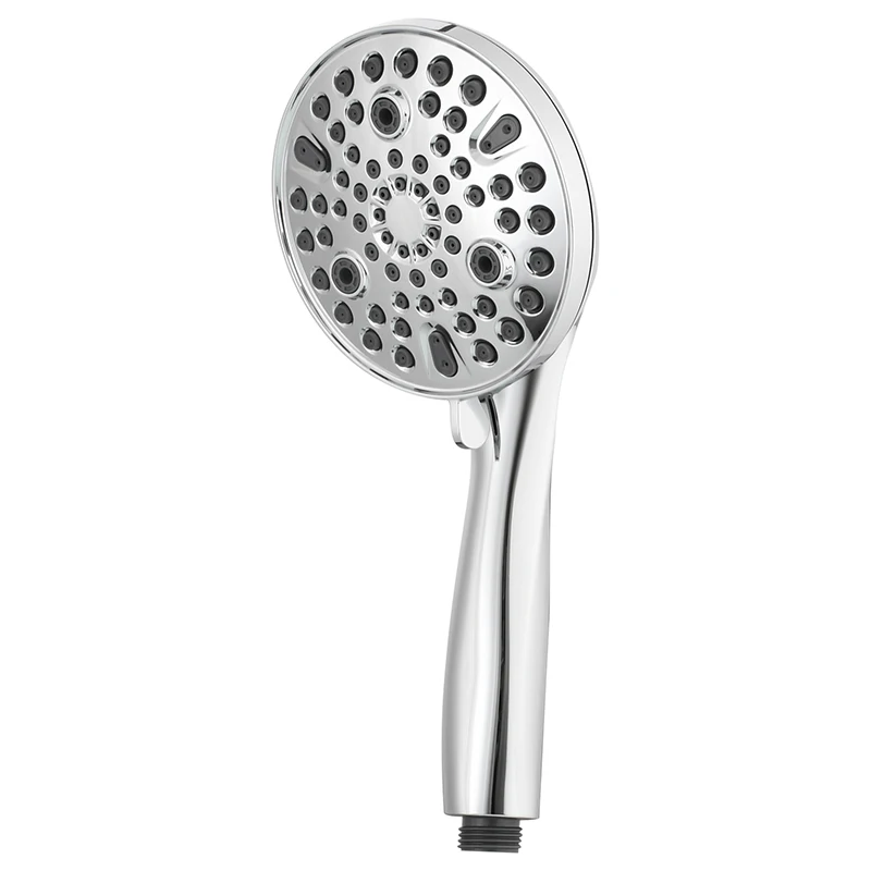 Ciencia High Pressure Handheld Shower Head 10-setting - Hand Held Showerhead Set with  Stainless Steel Hose, shower holder