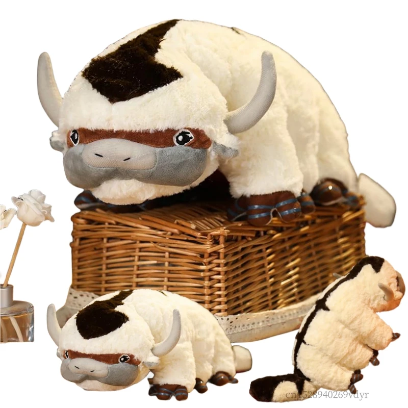 Cartton 55cm Arrival Avatar Feitian Bull Plush Toy Appa Cow Dolls Children's Toy  Funny Home Office Decor Throw Pillow Gifts